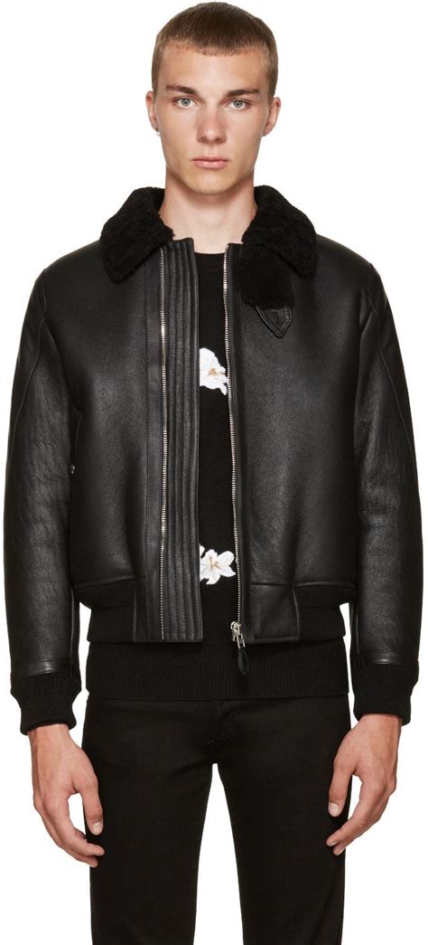 givenchy lederjacke männer|givenchy men's coats.